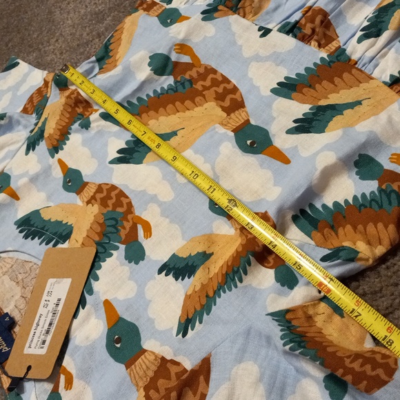 FLYING DUCKS SMOCK DRESS, SIZE SMALL, PRINCESS HIGHWAY - Picture 4 of 6